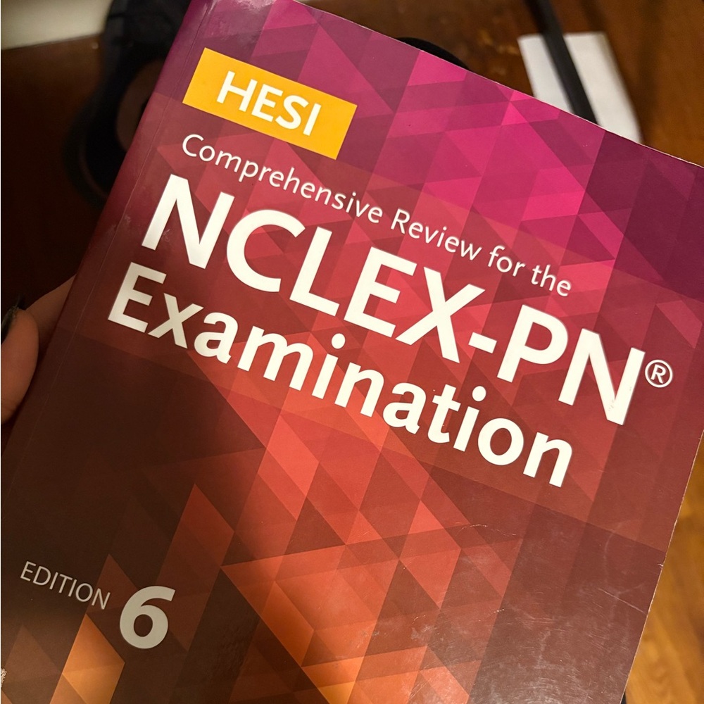 HESI EXAM PREP BOOK NCLEX PN lightly used
